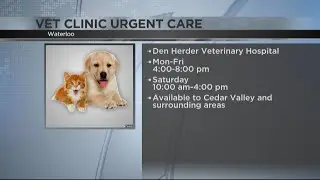 Vet Clinic Urgent Care now open in Waterloo