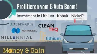 Profitieren vom E-Auto Boom! Lohnt sich ein Invest in Lithiumaktien - Kobaltaktien - Nickelaktien?