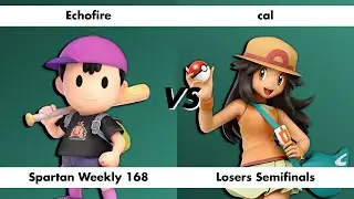 Spartan Weekly 168 - Echofire (Ness) vs cal (Pokemon Trainer) - Losers Semifinals