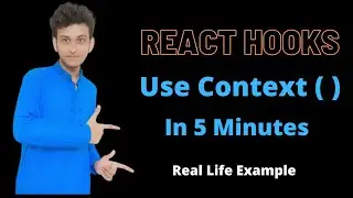 Usecontext Hook ( ) in React in Hindi / Urdu