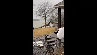 Alabama storm damage: Video shows Lake Tuscaloosa trees down