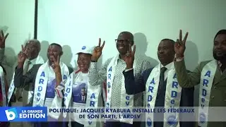 Politique: Jacques Kyabula installe les f&eacute;d&eacute;raux de son parti, l&rsquo;ARDev
