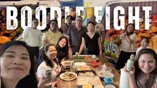 Epic Filipino Boodle Fight Birthday Celebration in Qatar (GIANT BARRY)