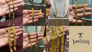 Tanishq Latest Gold Traditional Mangalsutra Lari Collection 😱 With Weight And Price #trending 