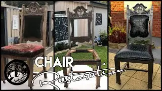 Antique chair restoration madmen Inferno style