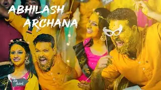 Abhilash + Archana Haldi and fun fact | Wedding highlights | Spectrum studios Dharmasthala
