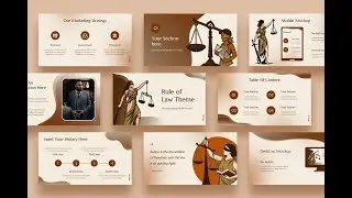 Rule of Law  Presentation Template by pptfreebies