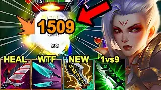 Wild Rift China Top1 Riven Jungle - New Critical Riven Solo Carry Build Runes - Challenger Solo Rank