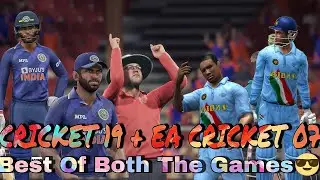 Playing Cricket 19 with EA Cricket 2007 commentary || Nostalgia for Ea Cricket 07 fans