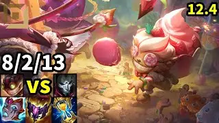 Ziggs Bot vs Jhin - KR Grandmaster | Patch 12.4