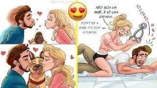 Comics About Couple’s Everyday Life That Perfectly Sum Up What Every Long Term Relationship Is Like