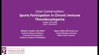 Case Conversation: Sports Participation in Chronic Immune Thrombocytopenia