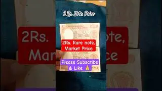 2 Rupees Satelite Issue Note | Rare 2 Rupee Note Value #shorts #shortsfeed #viralvideo #collection