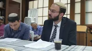 הרב שאול עזריאל - 08 - ברכות הנהנין במהלך תיקון ליל שבועות