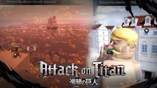 Best/Funny AOT: FW Moments - Attack On Titan: Freedom War (Roblox)