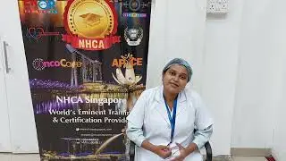 Kajal Sanas Wadia & Masina Hospital Infection Control Management NHCA course review