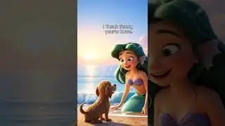 A dog and mermaid #cartoon #video #animation #viral