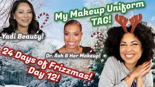 My MAKEUP UNIFORM! Everyday Makeup Routine 2020! FRIZZMAS DAY 12! COLLAB!