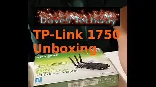 TP Link1750 PCI Express Adpter unboxing/ overview