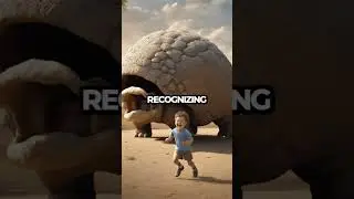 Walking with Giants: The Glyptodon's Surprising Role in History! #Shorts