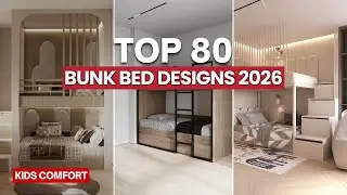 Latest Top 80 Bunk Bed Designs 2026 | Wooden Bunk Bed Designs for Children | Modern Bunk Bed
