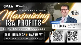 Tom Ferry Training: Maximizing ISA Profits