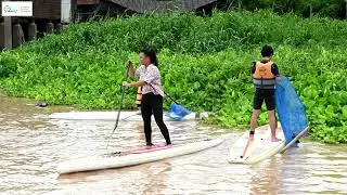 Paddle boarding & Cleaning the River | School Community Project