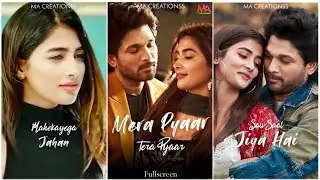 Allu Arjun & Pooja Hegde WhatsApp Status | Mera Pyaar Tera Pyaar Status | Allu Arjun Status | Arijit