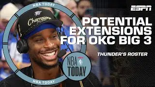 What will big contract extensions for SGA, Chet and J-Dub mean for the Thunder? | NBA Today