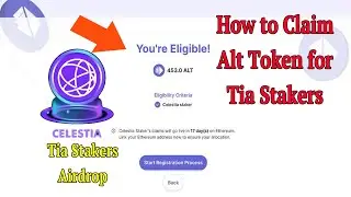 Alt Layer Airdrop for Tia Stakers | Calestia Stakers airdrop for Alt layers