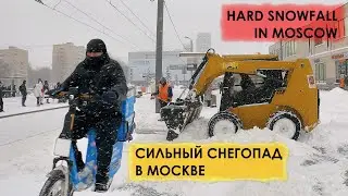 Снегопад в Москве 9 января 2026 года #moscow #москва #snowfall #снегопад #снегопадвмоскве