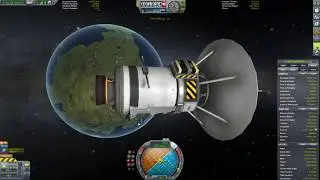 Kerbal Space Program - Relay system using reusable second stage