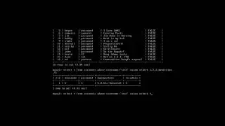 SQL Injection error based from web application