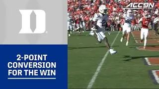 Duke Coach Manny Diaz Makes Gutsy 2-Point Conversion Call For The Win