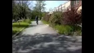Wheelie trials on Nitro scooters gas model XG10