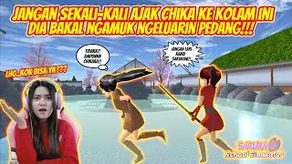 GAK NYANGKA CHIKA BISA KELUARIN PEDANG KALO DI AJAK KE KOLAM INI!! SAKURA SCHOOL SIMULATOR- PART 155
