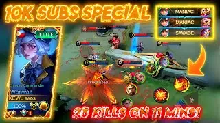 WHO IS THIS WANWAN GOD!? - TOP 1 SUPREME BEST SAVAGE! - 100% OUTPLAYED USING CRIT BUILD! - MLBB