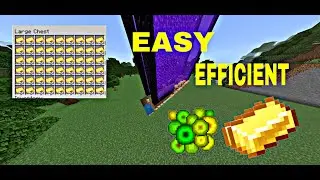 MINECRAFT GOLD FARM - EASY AND EFFICIENT