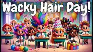 Wacky Hair Day Song Compilation 🎉 | Silly & Fun Kids Songs with Crazy Hairstyles! 🎨✨