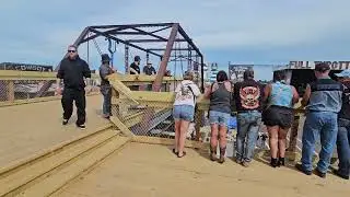Bridging the Full Throttle World's Largest Bikers Bar / Saloon at Sturgis #sturgismotorcyclerally