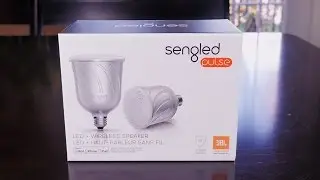 Обзор светодиодного светильника Sengled Pulse 2 в 1 + беспроводного динамика JBL