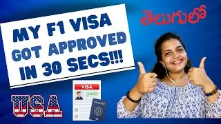 US Visa Interview Experience at Chennai | Approved in 30 SECONDS | F1 Visa | తెలుగు | MS in USA 🇺🇸
