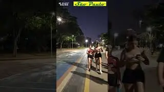 Como &eacute; a noite no Parque Ibirapuera #saopauloape #saopaulowalkingtour #saopaulobynight #cidadedesp