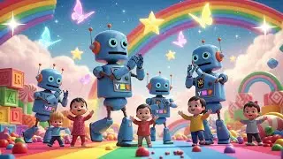 Robot Rhyme Time in Toyland | Educational Nursery Rhyme for Kids