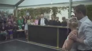 Our 'Dirty Dancing' wedding dance with lift, from Emily and Nic's wedding 2015