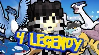 4 LEGENDY W JEDNYM ODCINKU! - PIXELMON LUCKY BLOCK CHALLENGE #17 /w Diabeuu