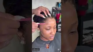 😱 Взгляните на эту прическу с фронтальным париком #frontalwig #hairstyle #viralhairstyle