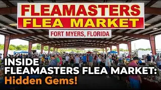 Inside Fleamasters Flea Market in Fort Myers, Florida on MLK
