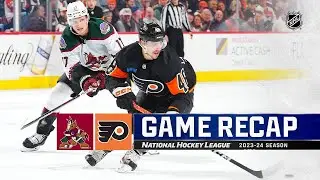 Arizona Coyotes vs Philadelphia Flyers | February 12, 2024 | Game Highlights | NHL Regular Season