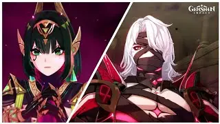 Rerir strangled Nefer (cutscene) | Genshin Impact 6.1 